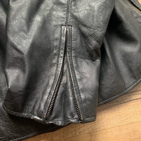 Vintage Leather Pullover Shirt/Jacket zipper side seams MOB ❣️Reasonable Offers💟 - Picture 16 of 16